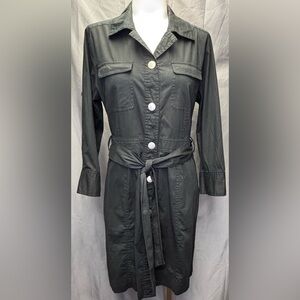 Hope & Honey Black Tie waist Shirt Dress Size 8